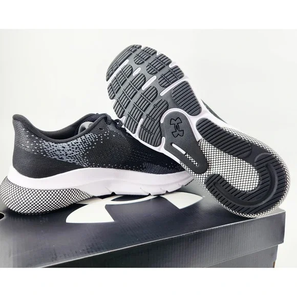 Under Armour HOVR Turbulence 2 Womens Running Shoes Black Grey Size 11 - Picture 3 of 6